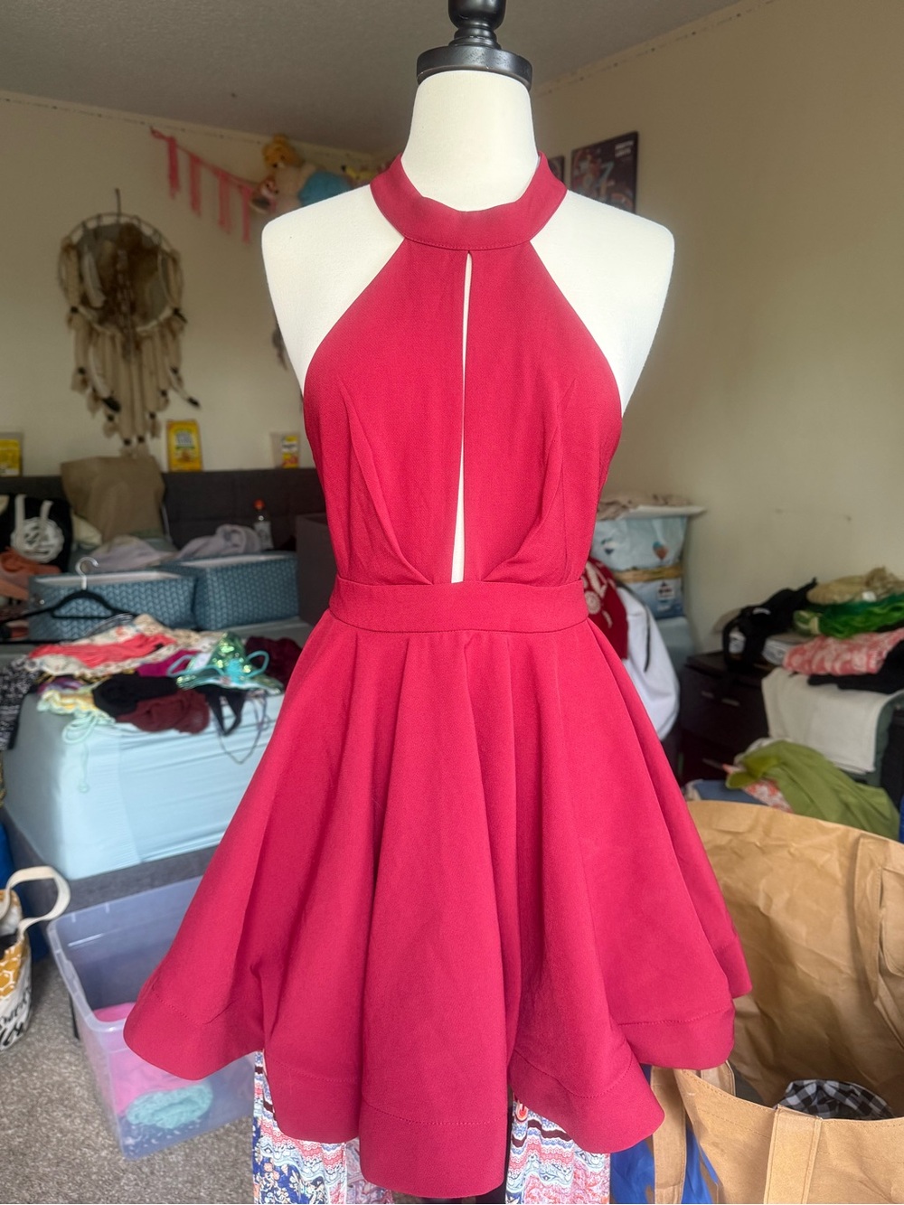 AKIRA Keyhole Mini Dress - Picture 9 of 9